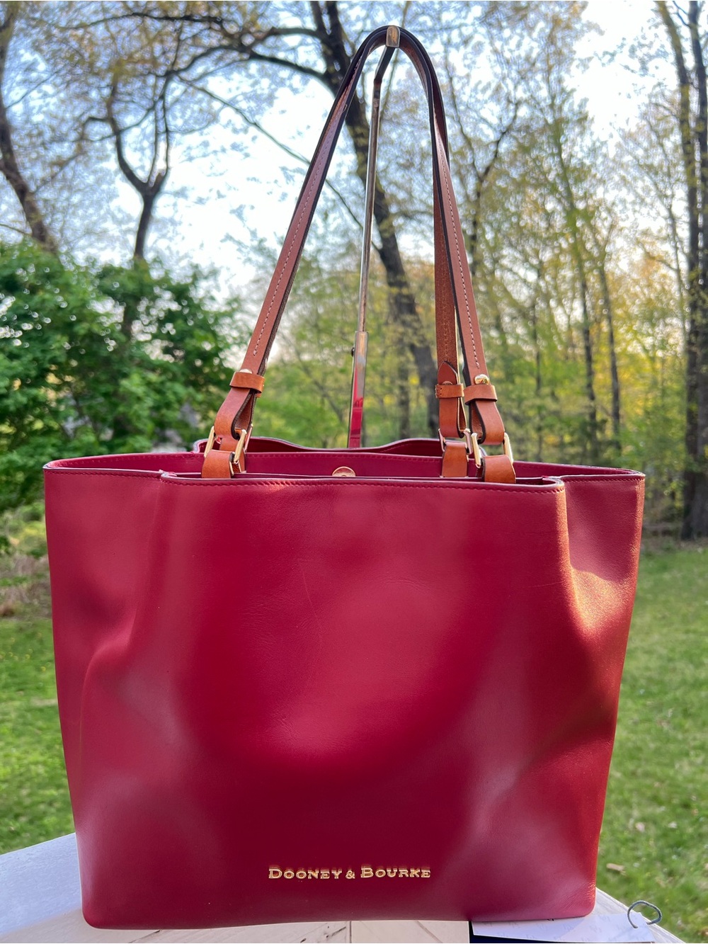 DOONEY AND BOURKE CITY FLYNN LARGE TOTE BAG